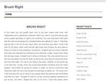 Tablet Screenshot of brushright.info